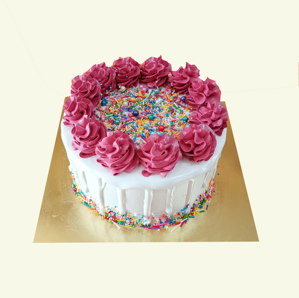 Beauty Flowers Theme Cake - livefreshcakes.com