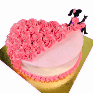 Black and Beauty Doll Cake