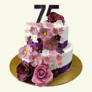 Fondant Flower Cake