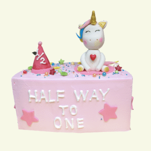 Six Month Baby Cake With Rose Honey Flavour