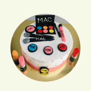 Make Up Kit Theme Cake