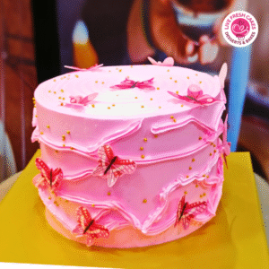 Rose Butterfly Cake