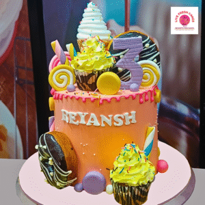 Candyland Treat Tower Cake