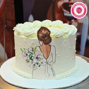 Elegant Bride Cake