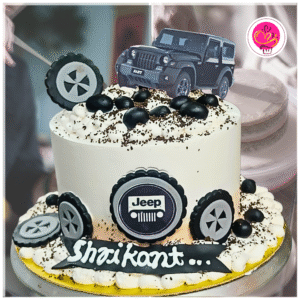 Thar Car Theme Cake